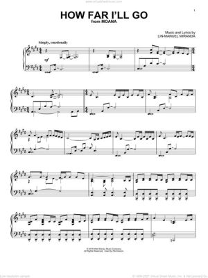 How Far I'll Go Sheet Music PDF: Exploring the Depths of Musical Expression