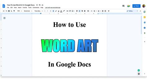 How to Do Word Art in Google Docs: A Comprehensive Guide with Insightful Viewpoints